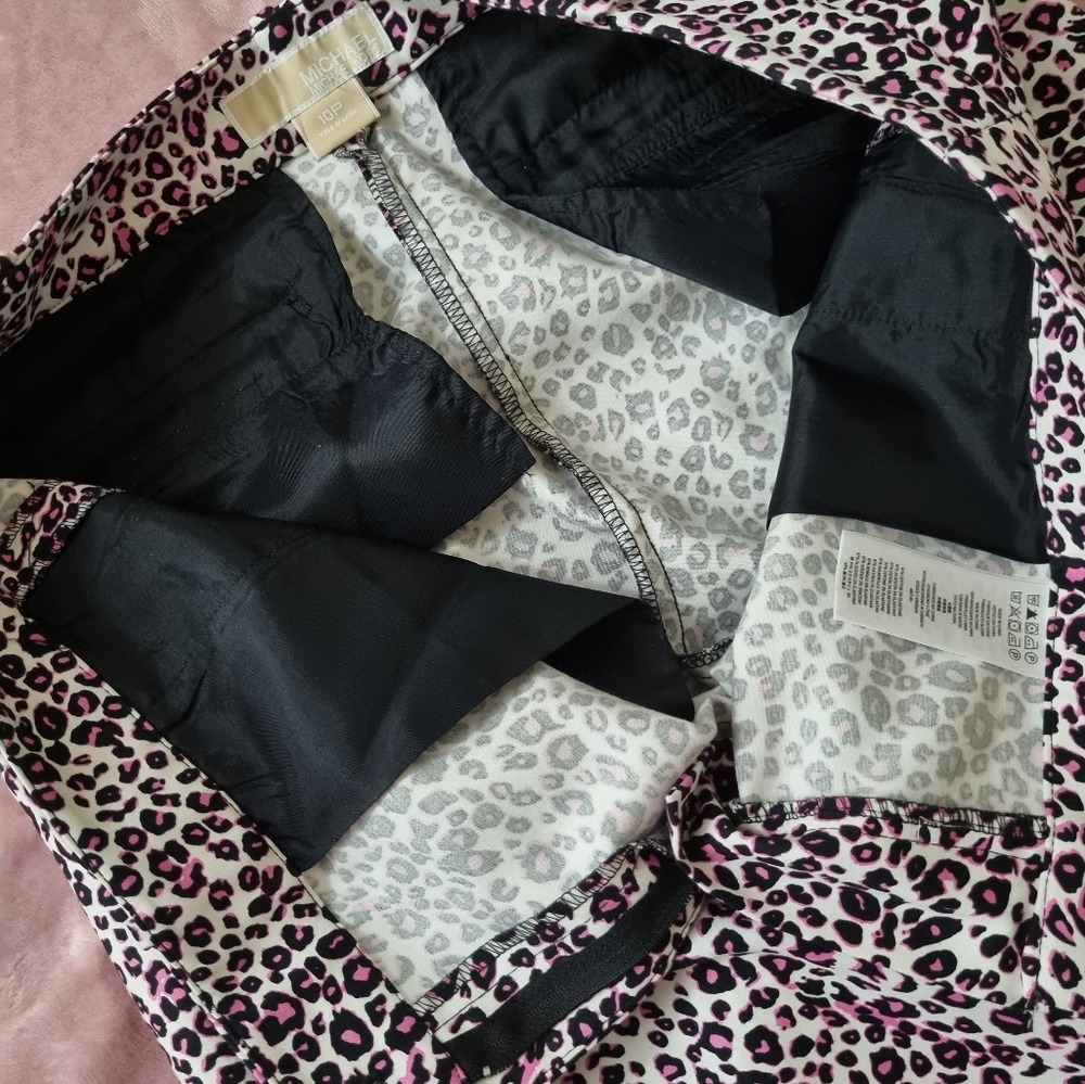 Micheal Kors Pink Black and White Pants 10P - Picture 3 of 10